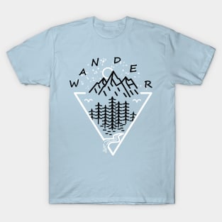 natural wonders of the mountains T-Shirt